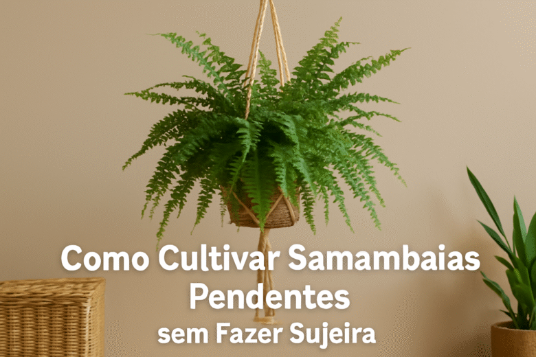 Como cultivar samambaias pendentes sem fazer sujeira